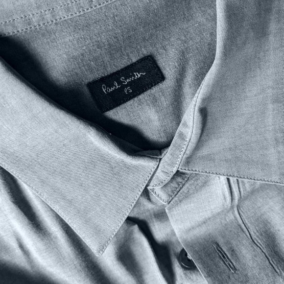 Paul Smith PS chambray blue shirt - Picture 3 of 4